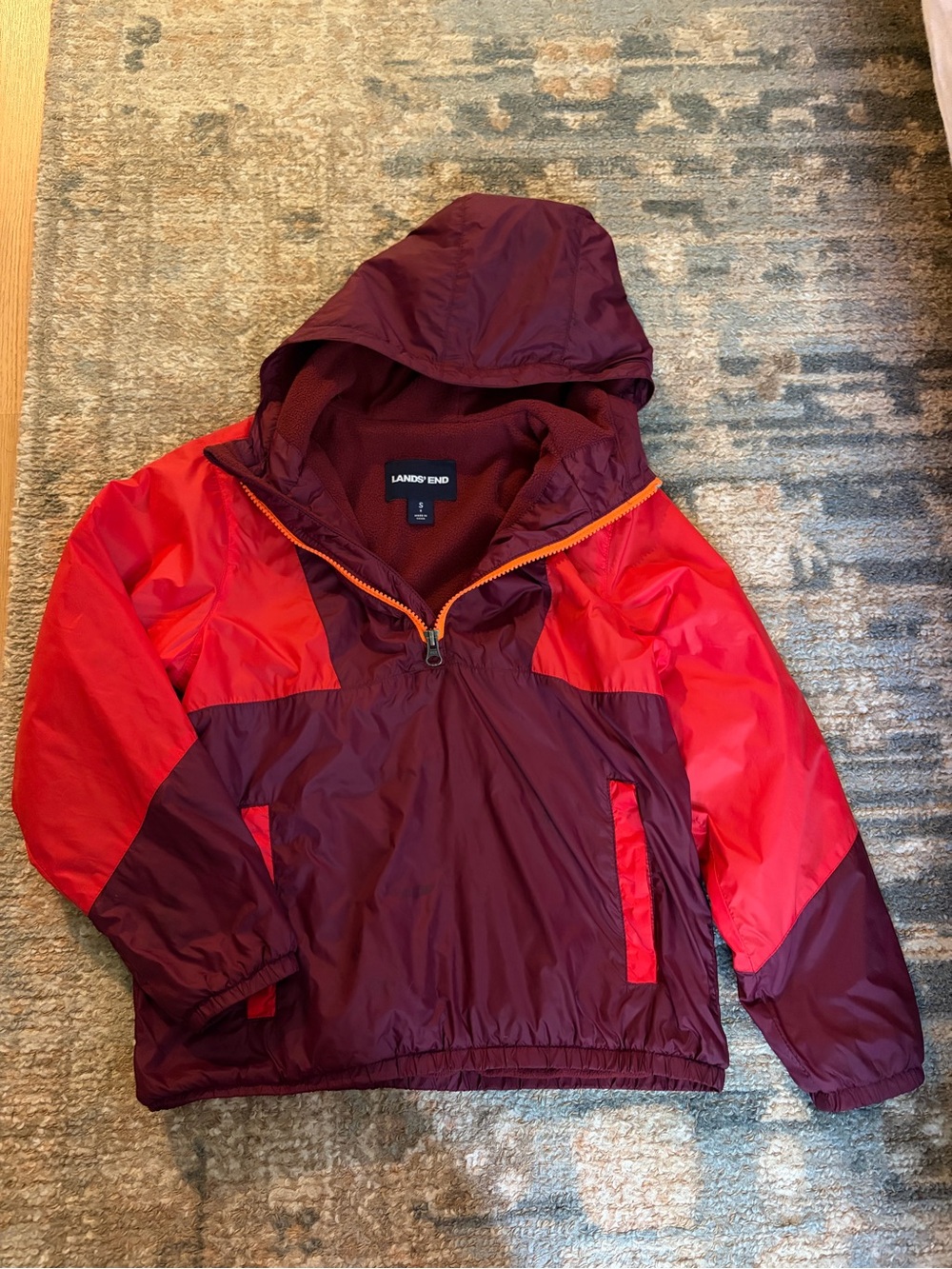 Landโs End Half Zip Jacket Kids